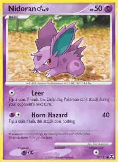 Nidoran M Reverse Holo