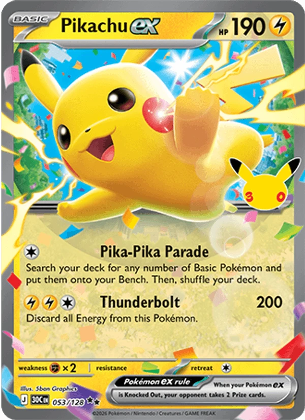 Pikachu Ex #53