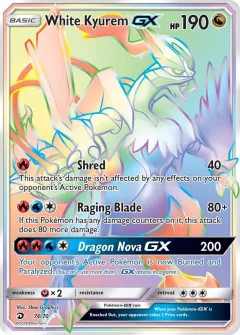 White Kyurem Gx