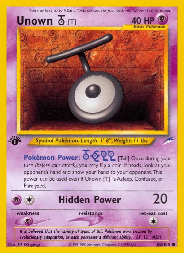 Unown T #88