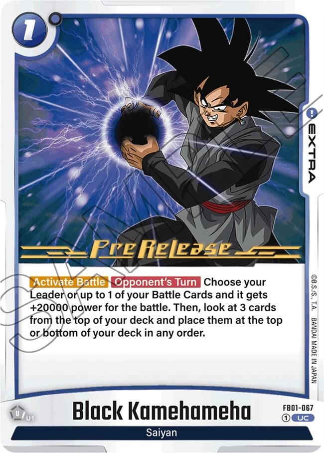 Black Kamehameha [Pre-Release] #FB01-067