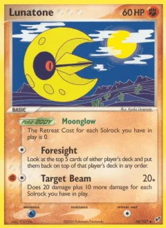 Lunatone Reverse Holo