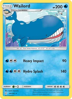 Wailord Reverse Holo