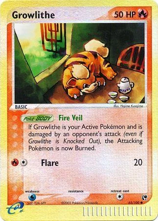 Growlithe Reverse Holo #65