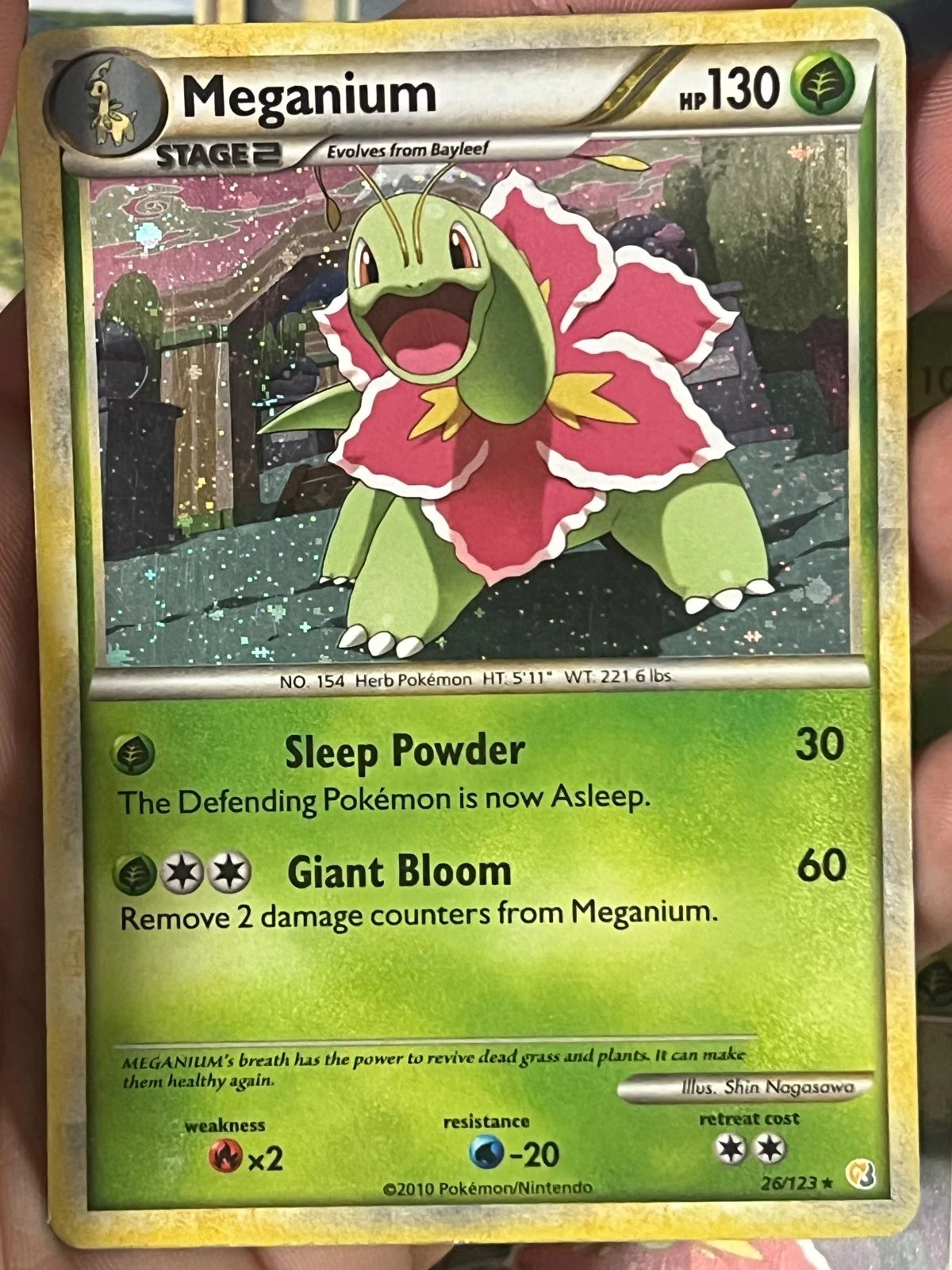 Meganium Cosmos Holo #26