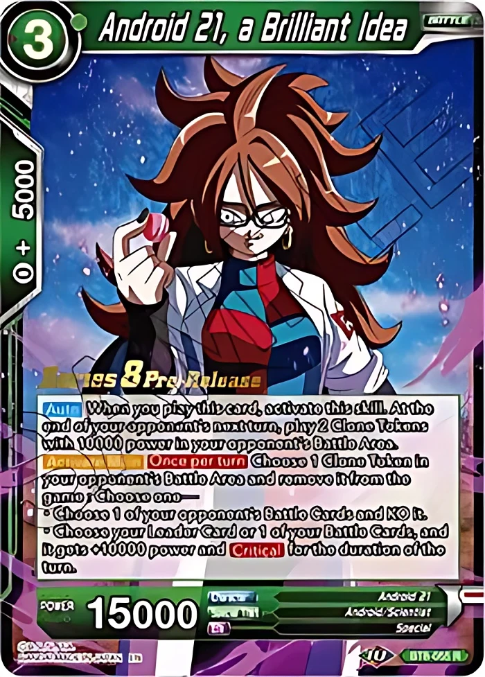 Android 21, a Brilliant Idea [Pre-Release] #BT8-055_PR
