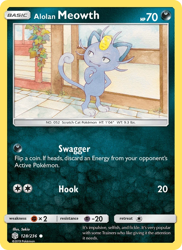 Alolan Meowth #128