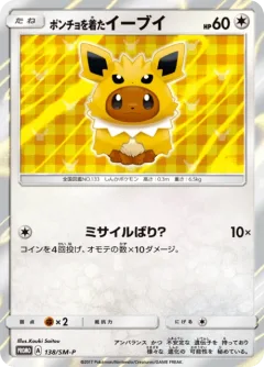 Poncho Wearing Eevee 138sm P