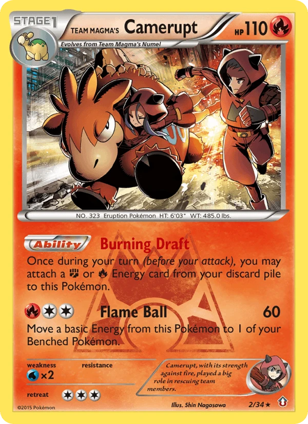 Team Magma's Camerupt #2