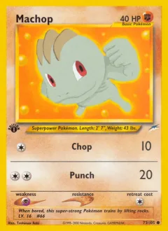 Machop 1st Edition