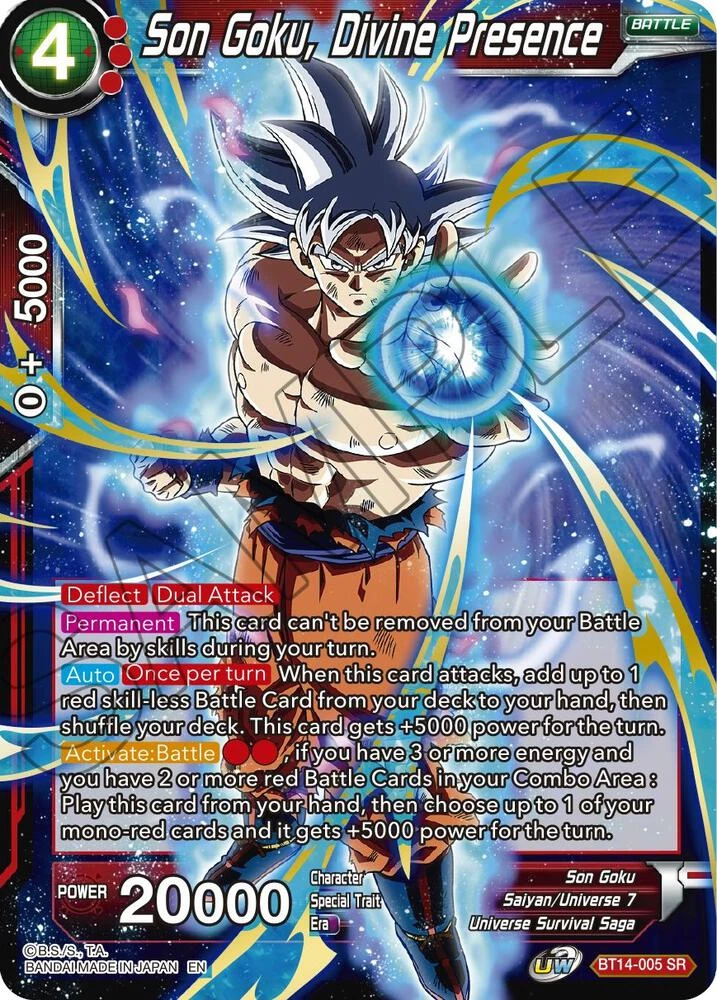 Son Goku, Divine Presence #BT14-005