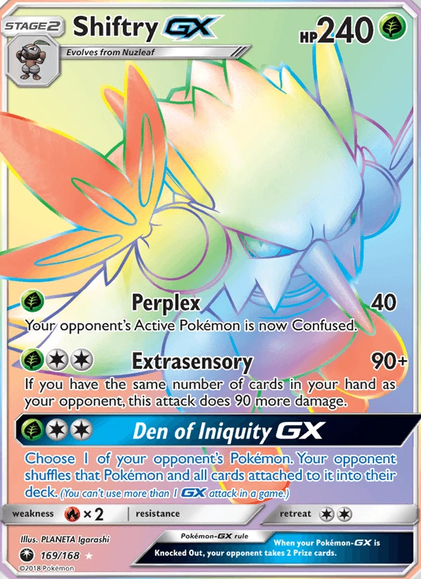 Shiftry Gx #169