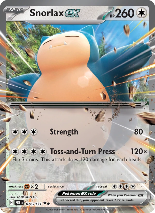 Snorlax Ex Jumbo #76