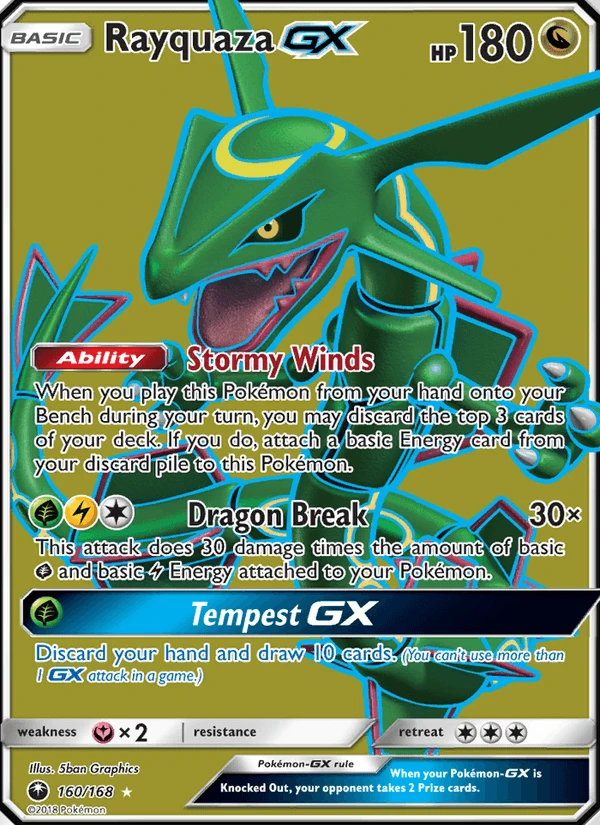 Rayquaza Gx #160