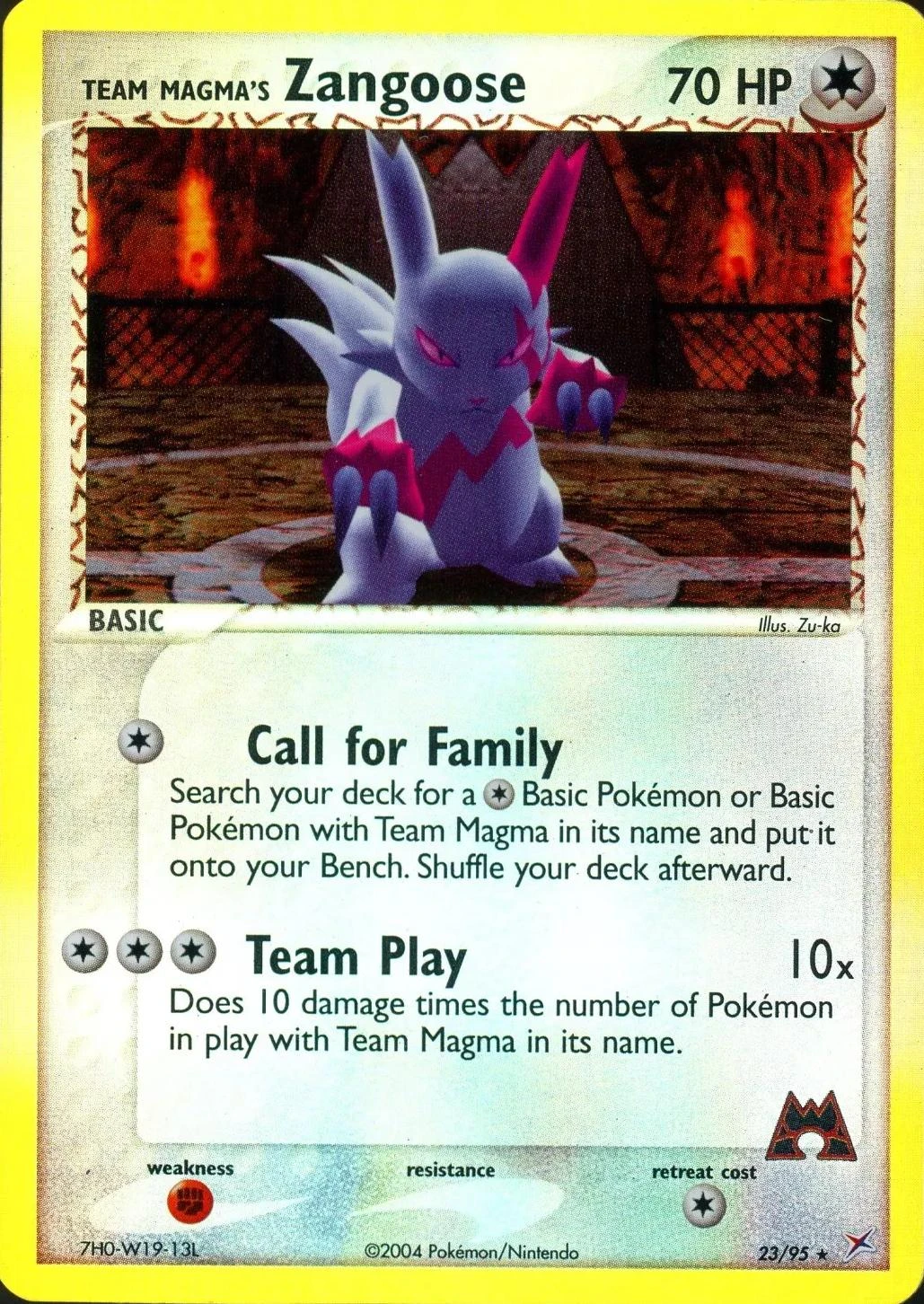 Zangoose Reverse Holo #23