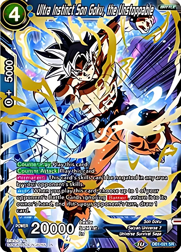 Ultra Instinct Son Goku, the Unstoppable #DB1-021