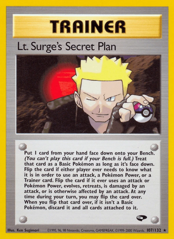 Lt Surge's Secret Plan #107
