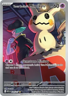 Team Rocket's Mimikyu Reverse Holo