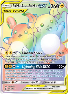 Raichu & Alolan Raichu Gx