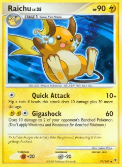 Raichu Reverse Holo