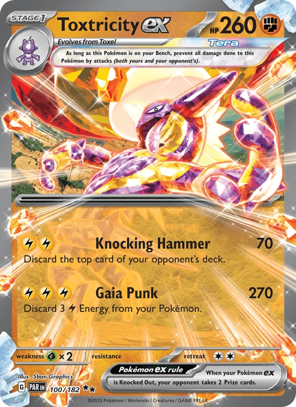 Toxtricity ex Holo #100