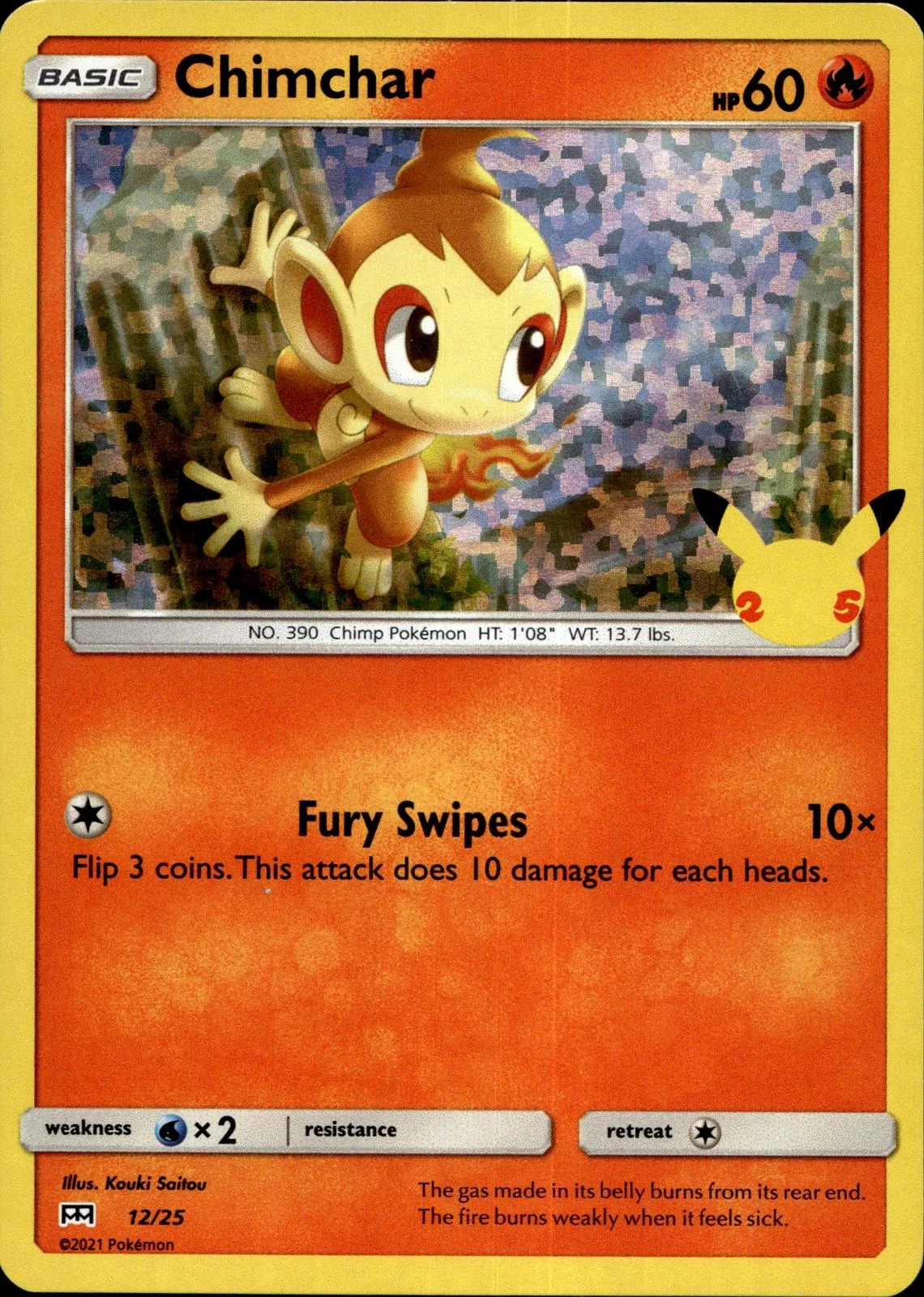 Chimchar Holo #12