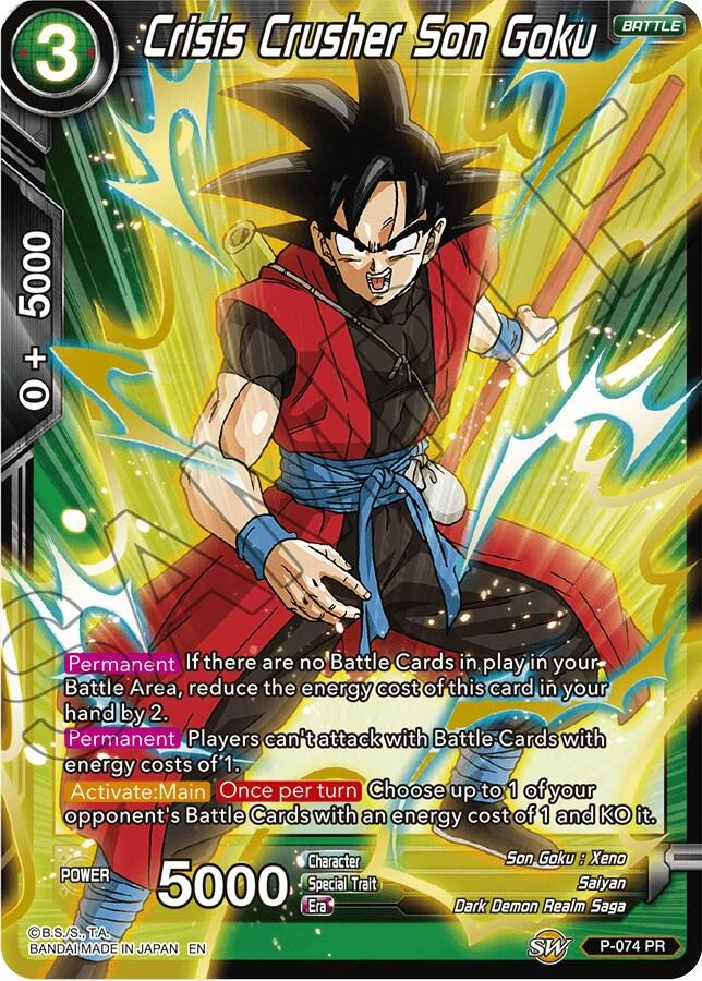Crisis Crusher Son Goku [Alternate Art] #P-074