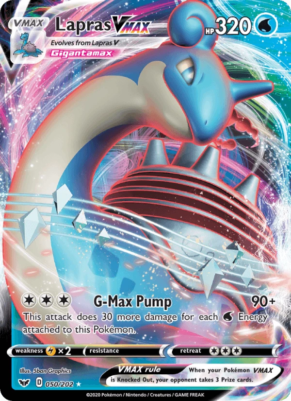 Lapras Vmax #50