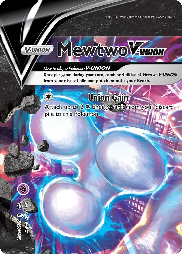 Mewtwo V-Union #SWSH159