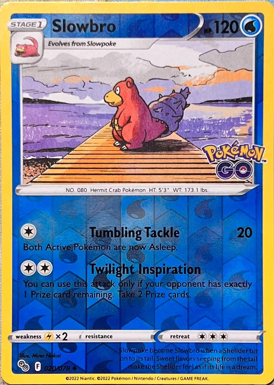 Slowbro Reverse Holo #20