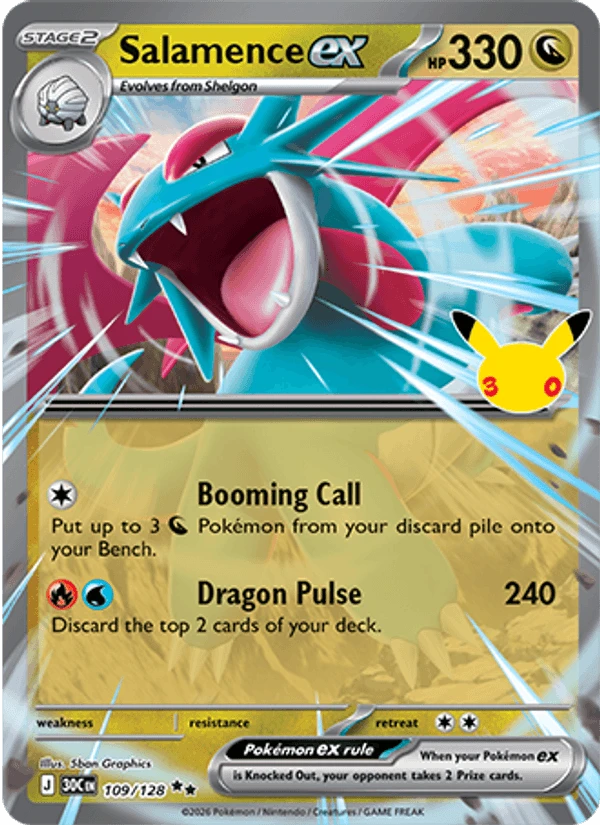 Salamence Ex #109
