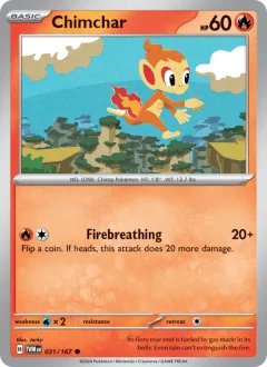 Chimchar Reverse Holo