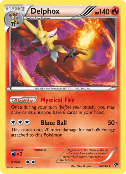 Delphox Reverse Holo