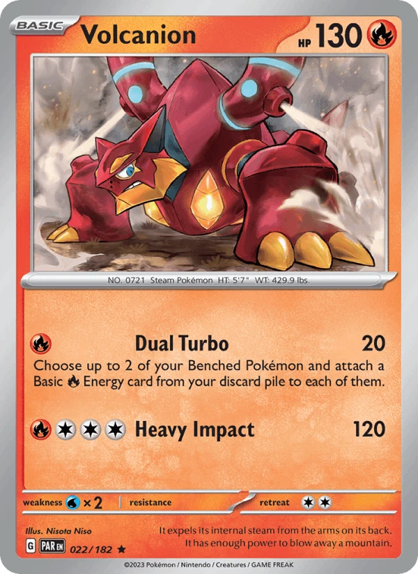 Volcanion Holo #22