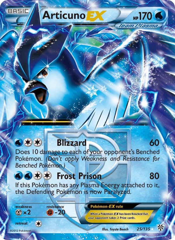 Articuno Ex #25