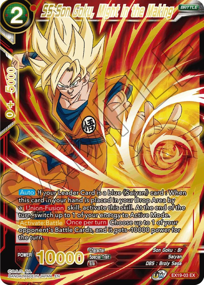 SS Son Goku, Might in the Making #EX19-03