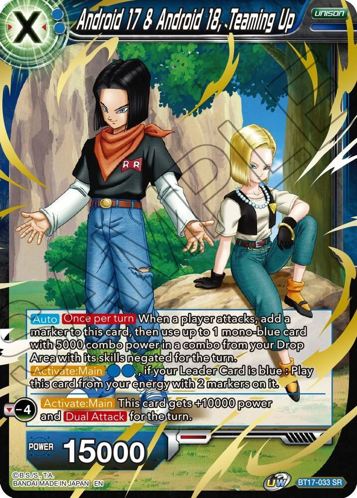 Android 17 & Android 18, Teaming Up #BT17-033