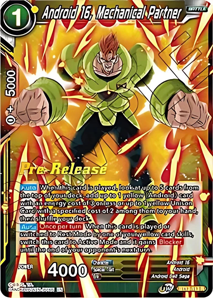 Android 16, Mechanical Partner [Pre-Release] #BT13-113