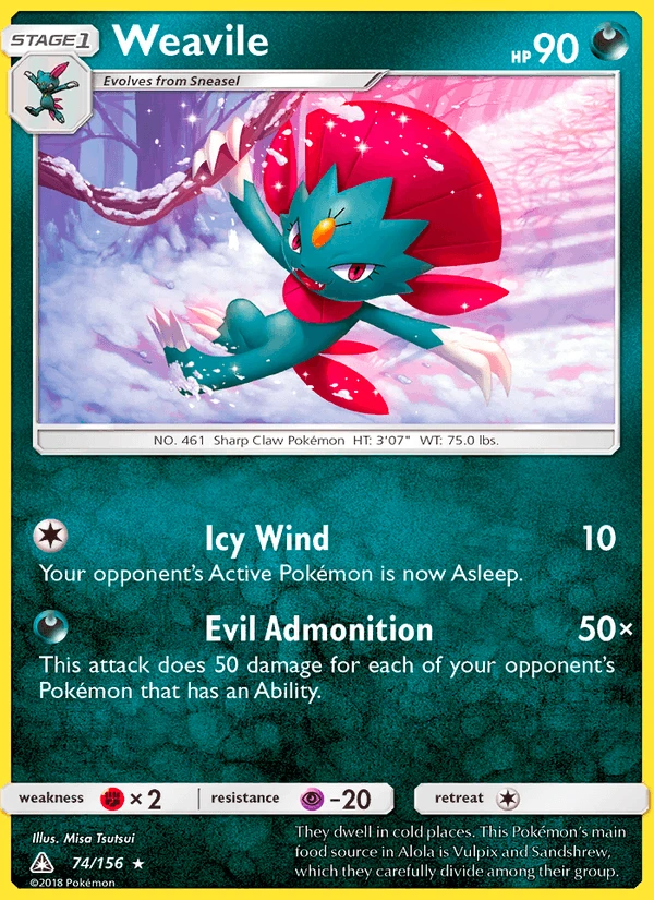 Weavile #74