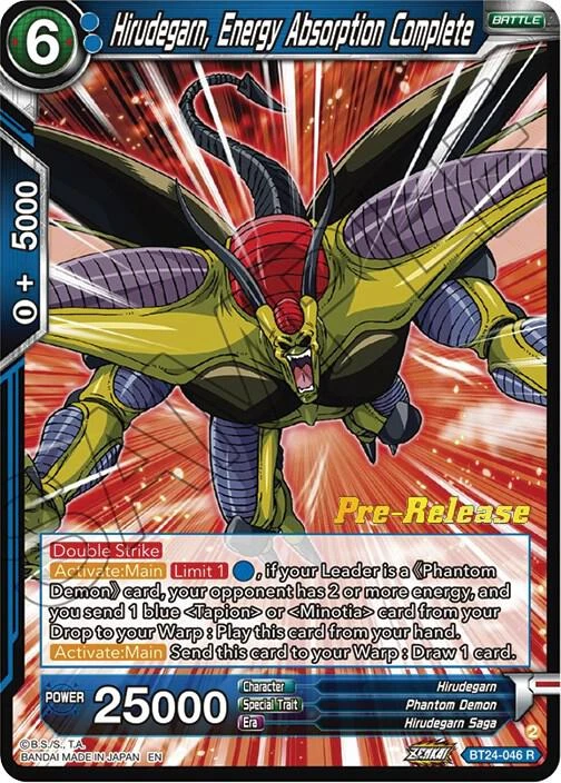Hirudegarn, Energy Absorption Complete [Pre-Release] #BT24-046