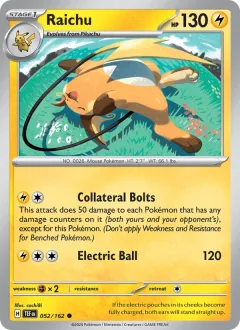 Raichu Reverse Holo