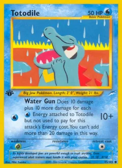 Totodile 1st Edition