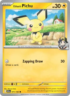 Ethan's Pichu Reverse Holo