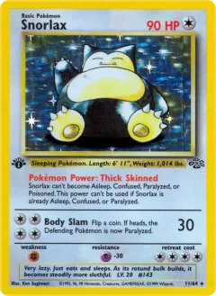 Rocket's Snorlax Ex 1st Edition
