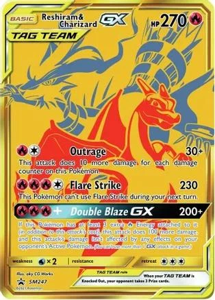 Reshiram & Charizard Gx Sm247