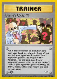 Blaine's Quiz 1