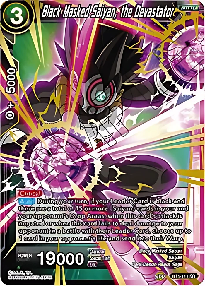 Black Masked Saiyan, the Devastator #BT5-111