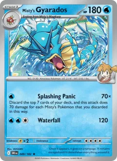 Misty's Gyarados Reverse Holo