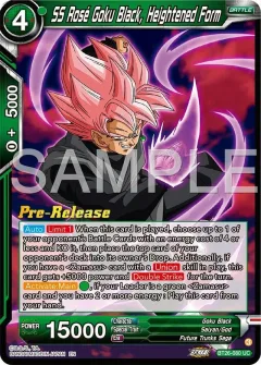 SS Rose Goku Black, Heightened Form [Pre-Release]