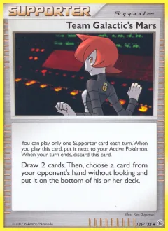 Team Galactic's Mars Reverse Holo